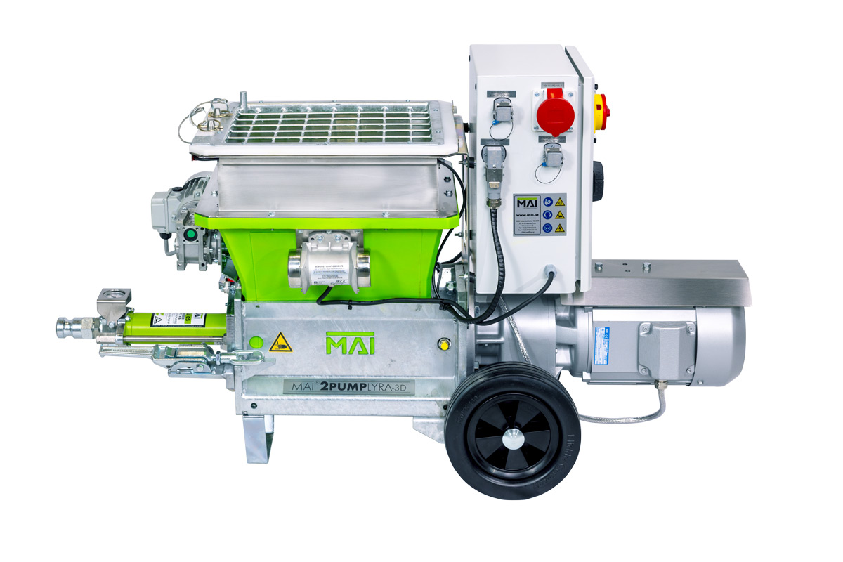 MAI®2PUMP LYRA-3D conveying pump Side view